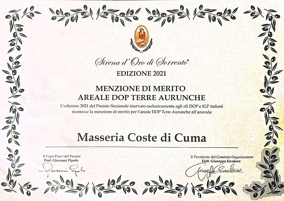 FALERNO DEL MASSICO BIANCO D.O.P - 75CL - MASSERIA COSTE DI CUMA